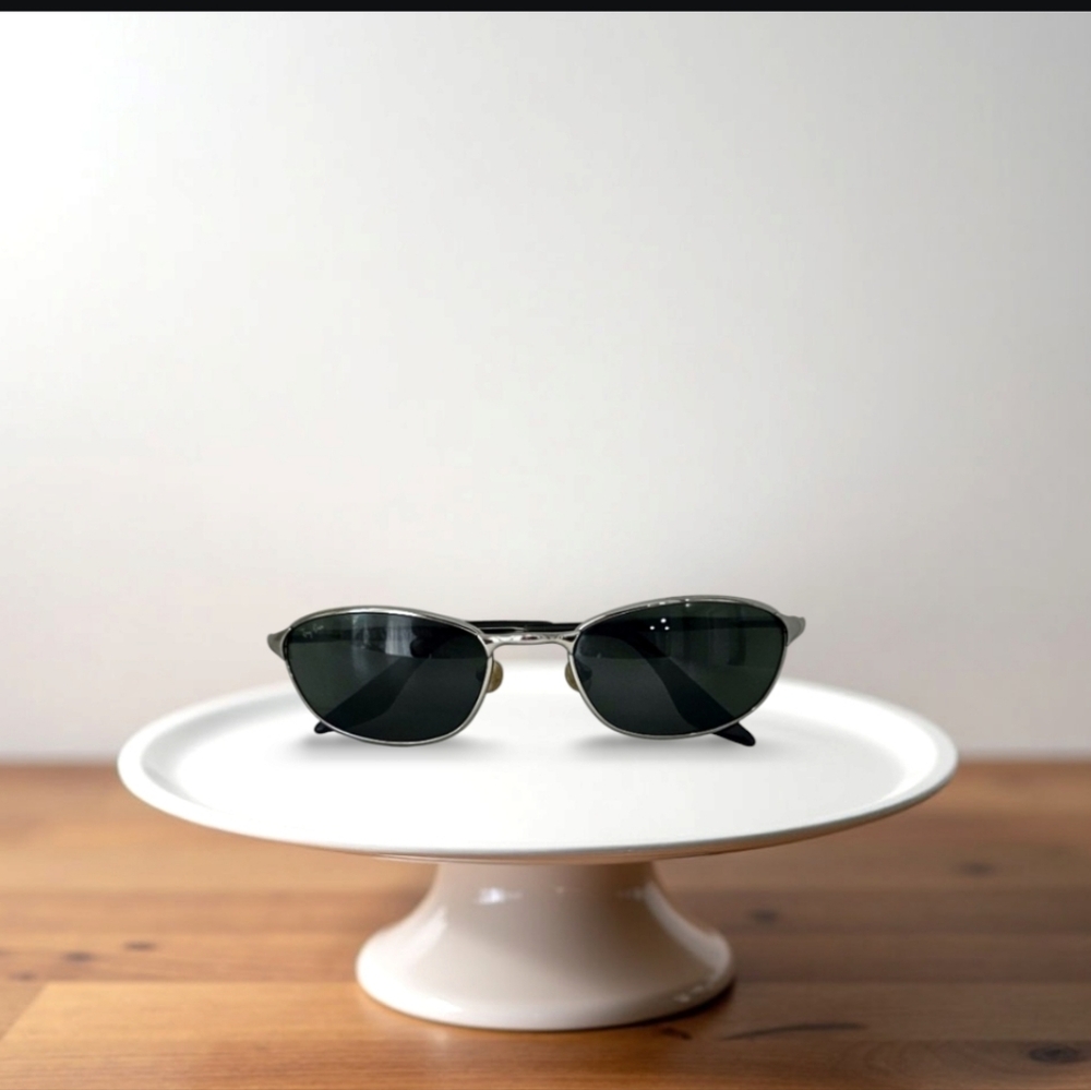 Ray-Ban B&L  vintage  Black and Silver Sunglasses